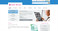 Desktop Screenshot of alefhmedical.com.br